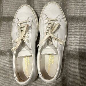 Common Projects Achilles Leather Low-Top Sneakers in White